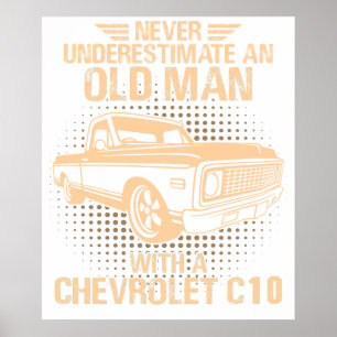 Ein Oldtimer Chevrolet C10 1971 bis 1972 Poster