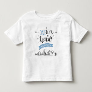 Ein Onederful Wild-Abenteuer-T-Shirt für Kleinkind T-shirt