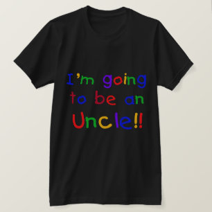 Ein Onkel-Primärfarben-Text T-Shirt
