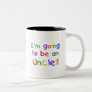 Ein Onkel-Primärfarben-Text Zweifarbige Tasse
