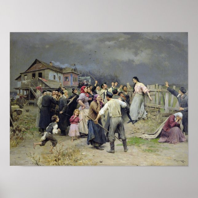 Ein Opfer des Fanatismus, 1899 Poster (Vorne)