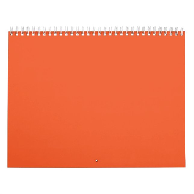 ein orangefarbener Hintergrund Kalender (Titelbild)