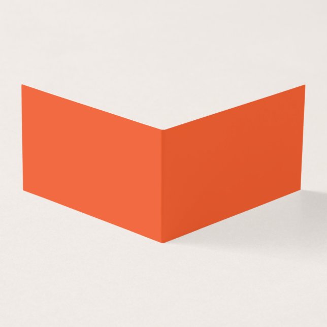 ein orangefarbener Hintergrund mit schwarzer Grenz (Vorderseite)