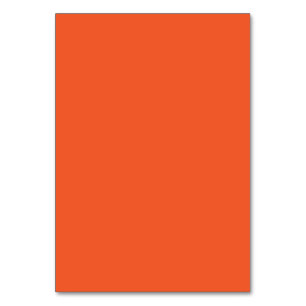 ein orangefarbener Hintergrund Tischnummer