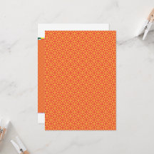 ein orangefarbener und gelber Hintergrund mit klei