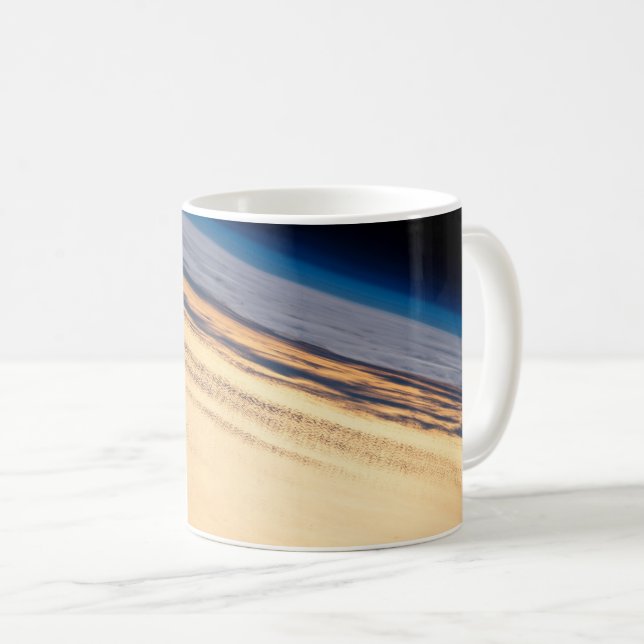 Ein Orbital Sunset von der Küste von Baja Kaliforn Kaffeetasse (VorderseiteRechts)