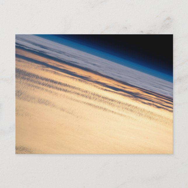 Ein Orbital Sunset von der Küste von Baja Kaliforn Postkarte (Vorderseite)