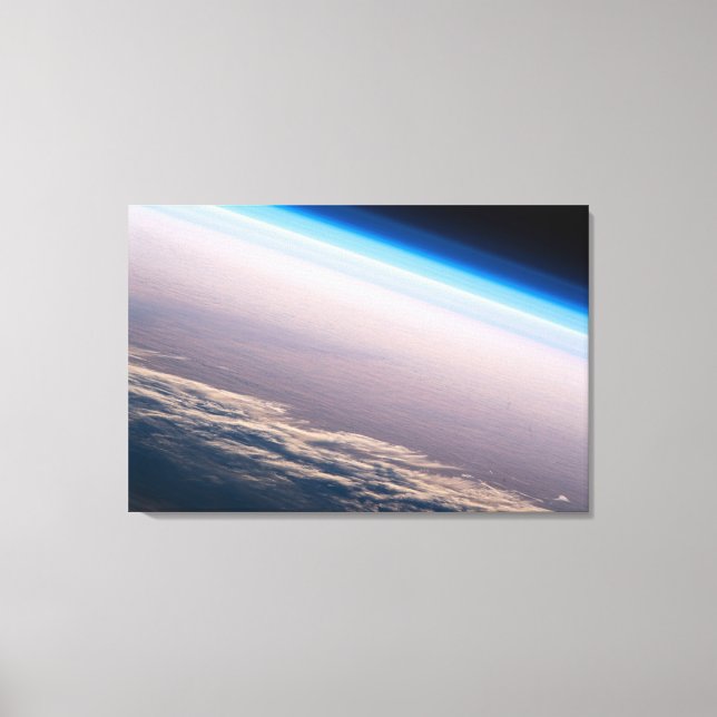 Ein orbitaler Sonnenuntergang vor der Küste von Ca Leinwanddruck (Vorderseite)