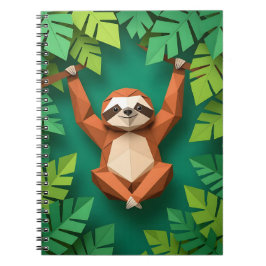 Ein Origami-Niedliches Notebook Notizblock