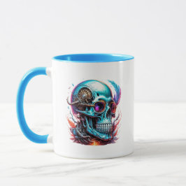 Ein origineller Totenkopf. Tasse