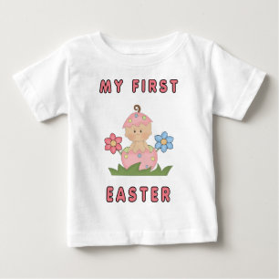 Ein Osterbaby-Mädchen Baby T-shirt