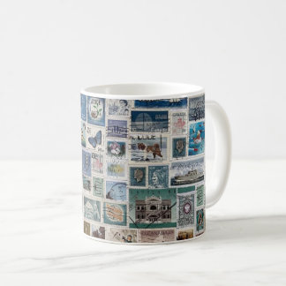 Ein Ozean der Briefmarke - Kaffeetasse