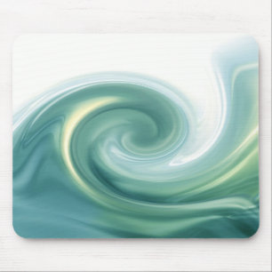 Ein Ozean der grünen Wellen Mousepad