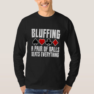 Ein Paar Bälle zu schnuppern schlägt alles T-Shirt