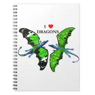 Ein Paar Drachen Notizblock