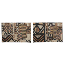 ein Paar erdig-stämmiger Pillowcases