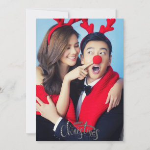 Ein paar Fotos Frohe Weihnachten mit individuellem