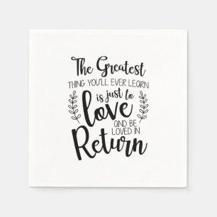 Ein paar Geschenke das Bestste, was Sie je lernen Serviette