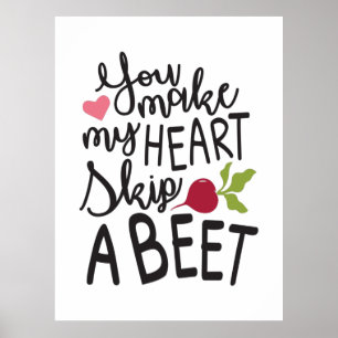 Ein paar Geschenke, die du mir ins Herz machst Poster
