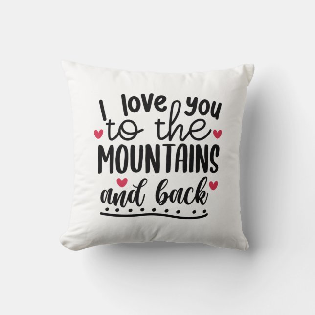 Ein paar Geschenke, die ich Ihnen Liebe auf die Be Kissen (Vorderseite)
