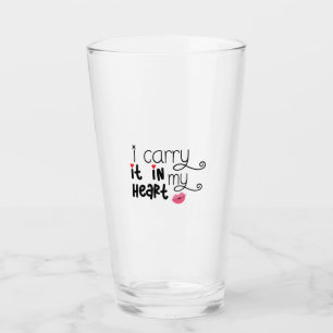 Ein paar Geschenke, die ich in meinem Herzen trage Glas