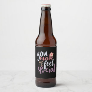 Ein paar Geschenke, die mich besonders machen Bierflaschenetikett