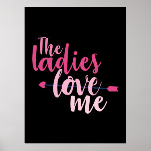 Ein paar Geschenke für die Damen Liebe Poster