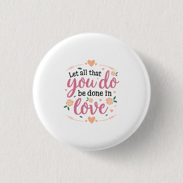 Ein paar Geschenke lassen Sie alles, was Sie tun Button (Vorderseite)