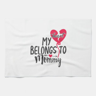 Ein paar Geschenke mein Herz gehört Mama Geschirrtuch