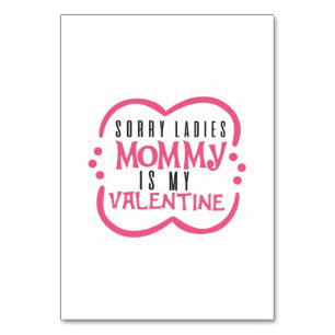 Ein paar Geschenke Mommy ist mein Valentine Tischnummer