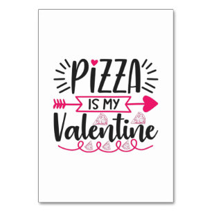Ein paar Geschenke Pizza ist mein Valentine Tischnummer