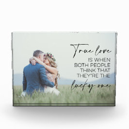 Ein paar Geschenke wahre Liebe ist, wenn beide Men Fotoblock