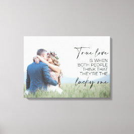 Ein paar Geschenke wahre Liebe ist, wenn beide Men Leinwanddruck