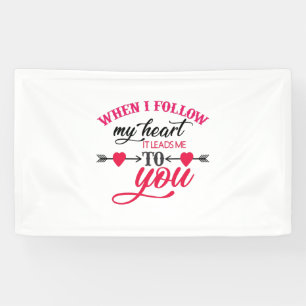 Ein paar Geschenke, wenn ich meinem Herzen folge Banner