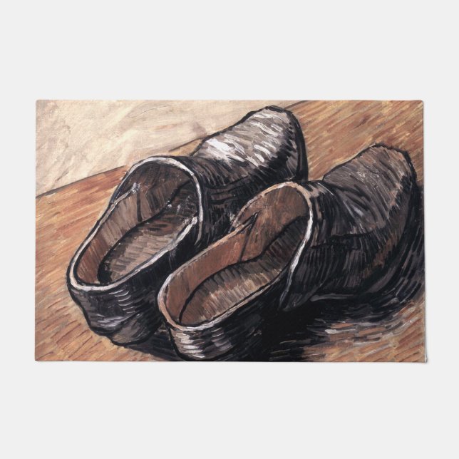 Ein Paar Lederklappen - Van Gogh Fußmatte (Vorderseite)