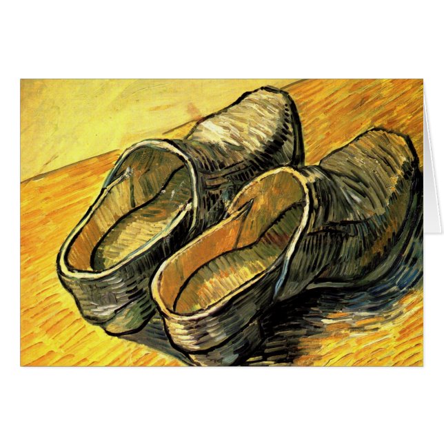 Ein Paar Lederklappen von Vincent van Gogh (Vorderseite (Horizontal))