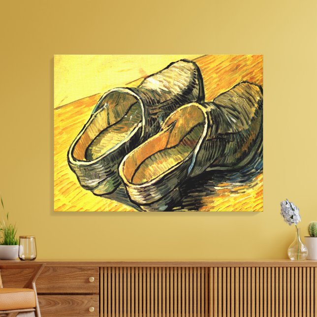 Ein Paar Lederklappen von Vincent van Gogh Leinwanddruck (Insitu (Wohnzimmer))