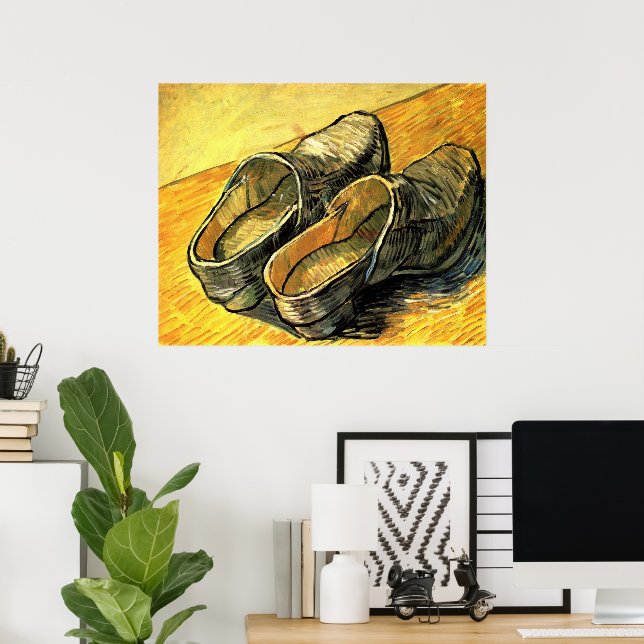 Ein Paar Lederklappen von Vincent van Gogh Poster (Heimbüro)