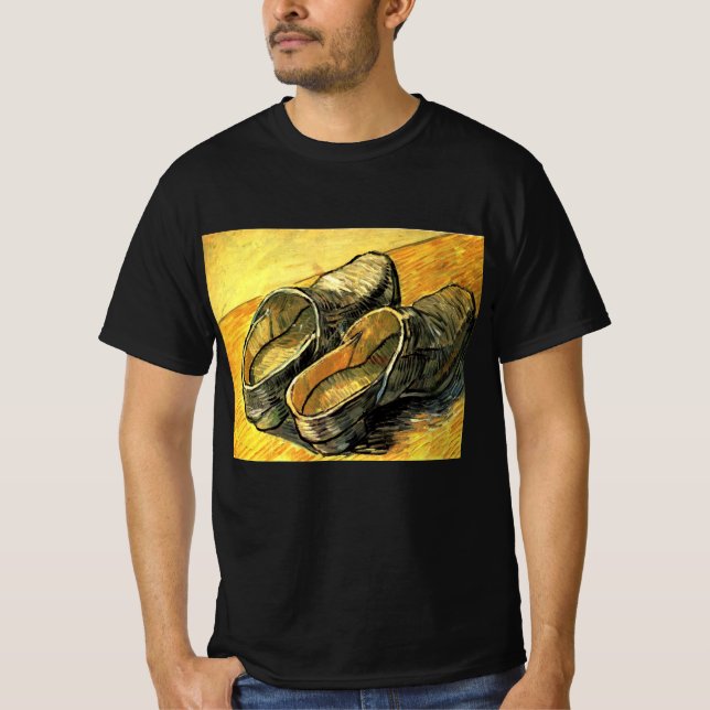 Ein Paar Lederklappen von Vincent van Gogh T-Shirt (Vorderseite)