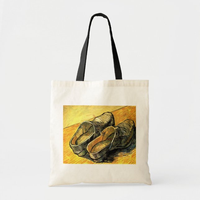 Ein Paar Lederklappen von Vincent van Gogh Tragetasche (Vorne)