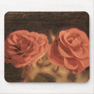 Ein Paar Rosen in Skizze3 Mousepad