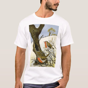 Ein Paar Rotkehlchen T-Shirt