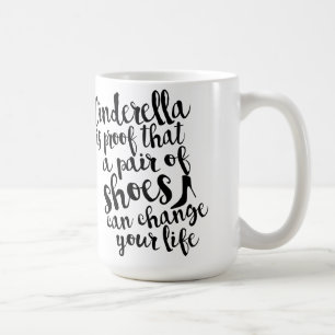 Ein Paar Schuhe kann Ihre Leben-Zitat-Tasse änder Kaffeetasse