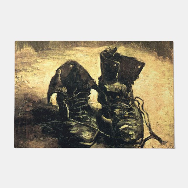 Ein Paar Schuhe - Van Gogh Floor Mat Fußmatte (Vorderseite)