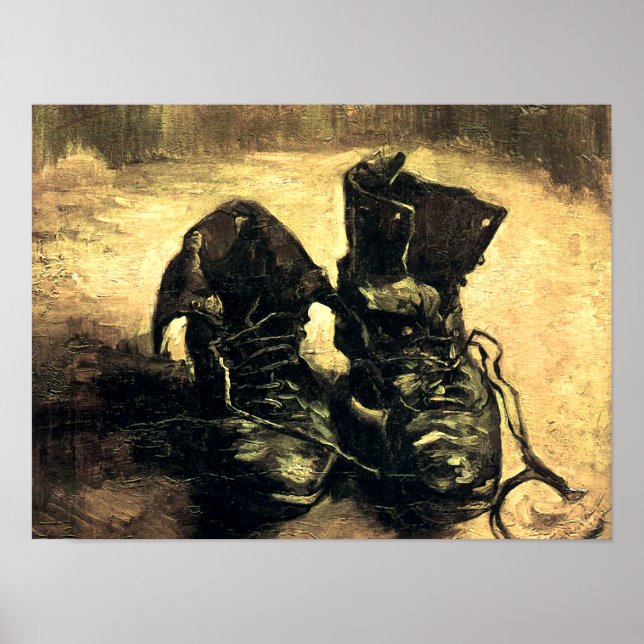 Ein Paar Schuhe - Van Gogh Poster (Vorne)