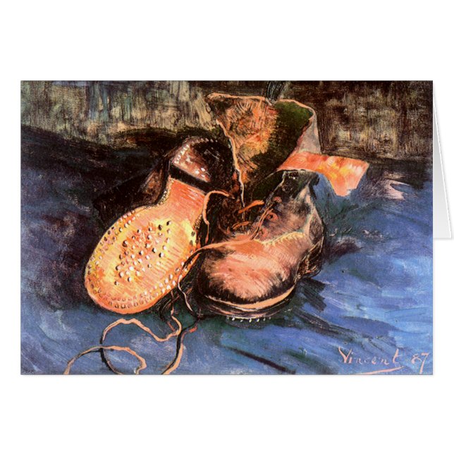 Ein Paar Schuhe, Vincent van Gogh (Vorderseite (Horizontal))