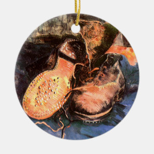 Ein Paar Schuhe, Vincent van Gogh Keramikornament