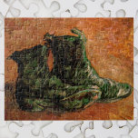 Ein Paar Schuhe von Vincent van Gogh<br><div class="desc">Ein Paar Schuhe von Vincent van Gogh ist ein Vintager Post-Impressionismus, der noch ein Leben mit einem alten Paar von Bauer Stiefeln zeigt. Über den Künstler: Vincent Willem van Gogh war ein postimpressionistischer Maler, dessen Werk durch seine raue Schönheit, emotionale Ehrlichkeit und seine kühne Farbe besonders bemerkenswert war.</div>