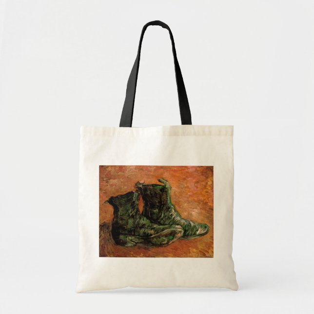 Ein Paar Schuhe von Vincent van Gogh Tragetasche (Vorne)
