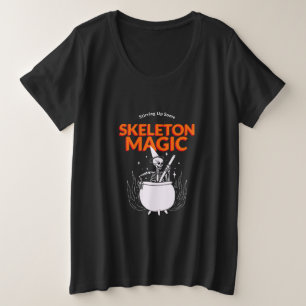 Ein paar Skelettmagie hervorbringen Große Größe T-Shirt